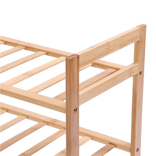BAMBOO 3 TIER STORAGE SHELF51.5X25X71CM