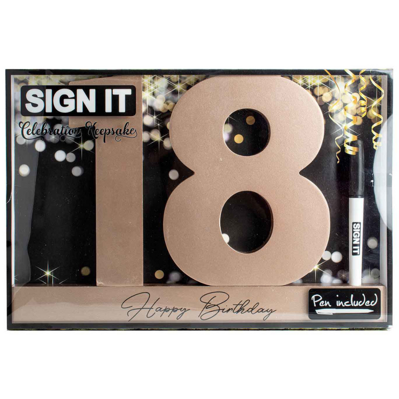 Ronis 18 Signature Block Rose Gold