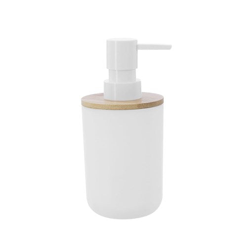 BANO SOAP DISPENSER 330ML BAMBOO TOP 7.5X7.5X16CM