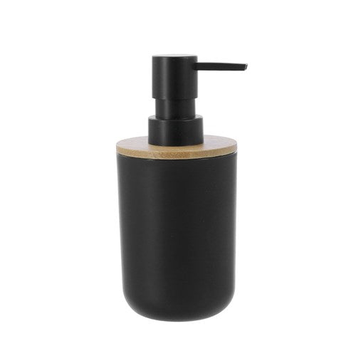 BANO SOAP DISPENSER 330ML BAMBOO TOP 7.5X7.5X16CM