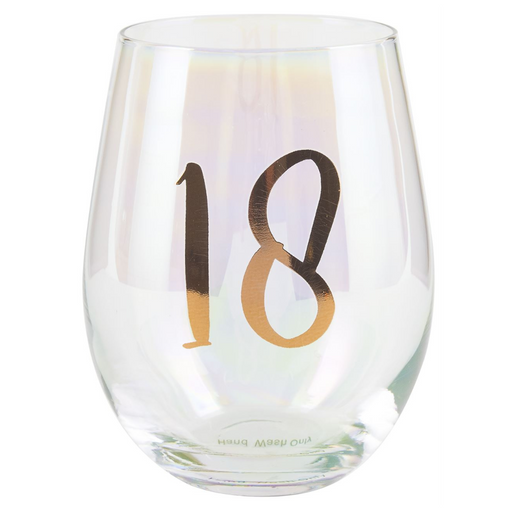 Ronis 18th Rainbow Stemless Wine Glass 600ml