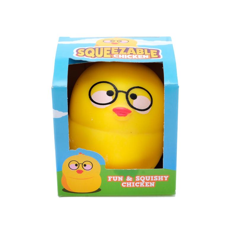 Squeeze Me Chicken Yellow 10cm