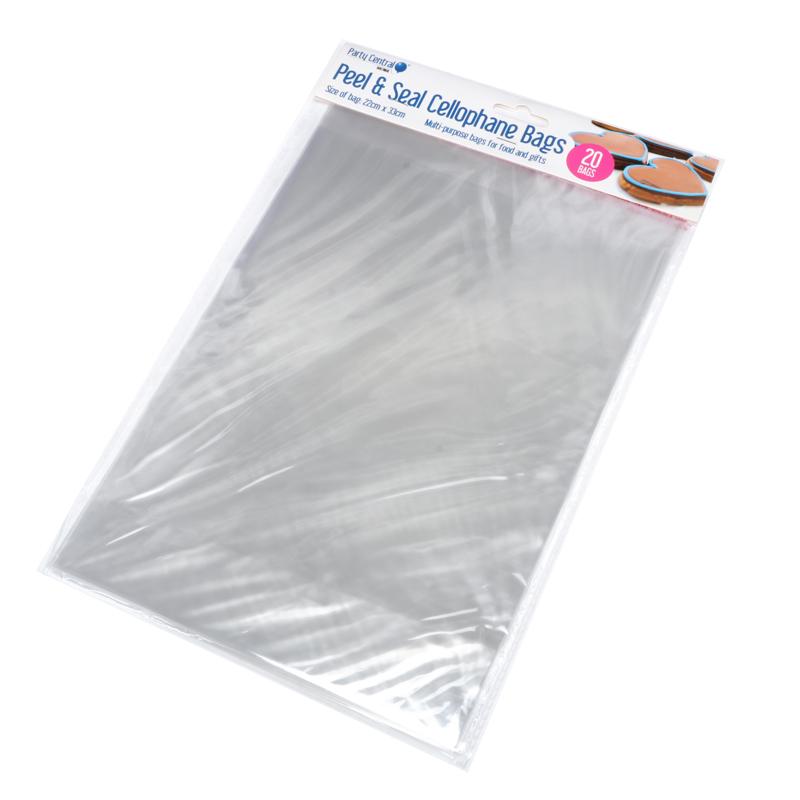 Premium Peel & Seal Cellophane Bags 20pk