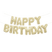 Happy Bday Champagne Foil Balloon Kit Gold 35.5cm