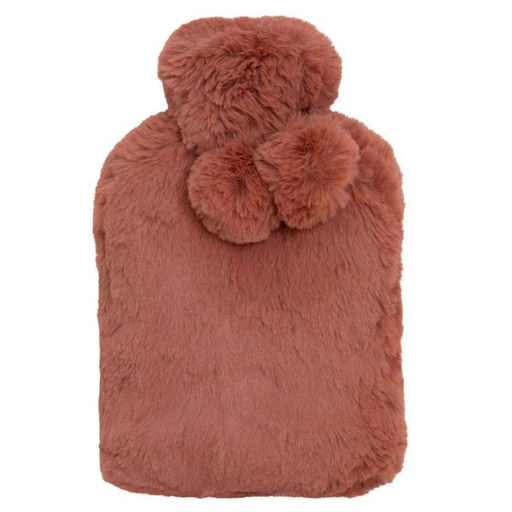 Amara Hot Water Bottle and Cover Clay Pink 37x22cm