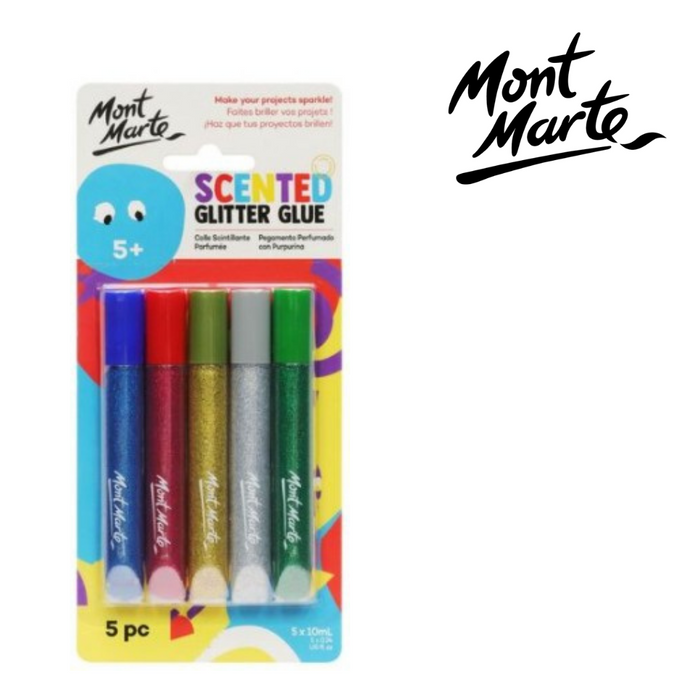 Mont Marte Kids Scented Glitter Glue 60ml - Blueberry