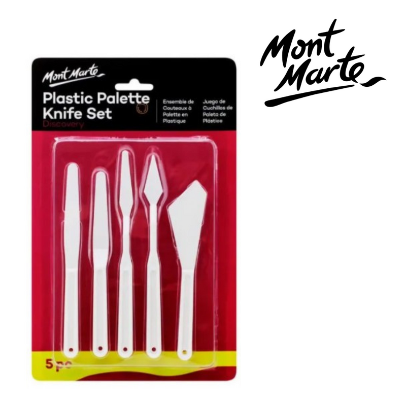 MM Plastic Palette Knife Set 5pc