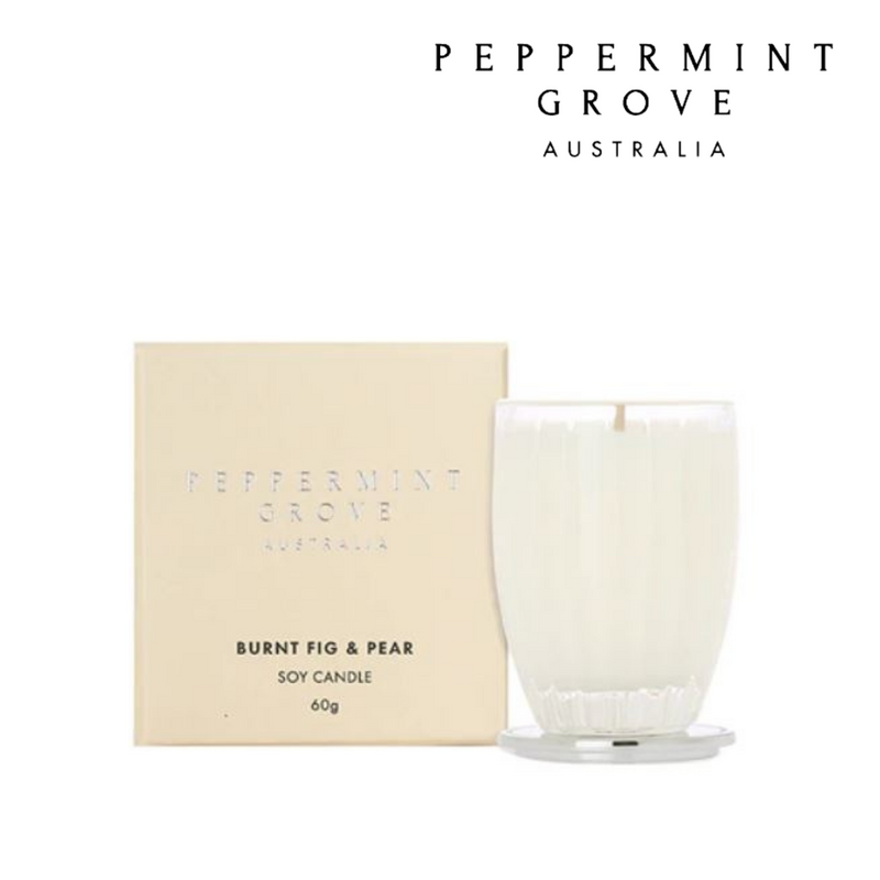 Peppermint Grove Candle 60g - Burnt Fig & Pear