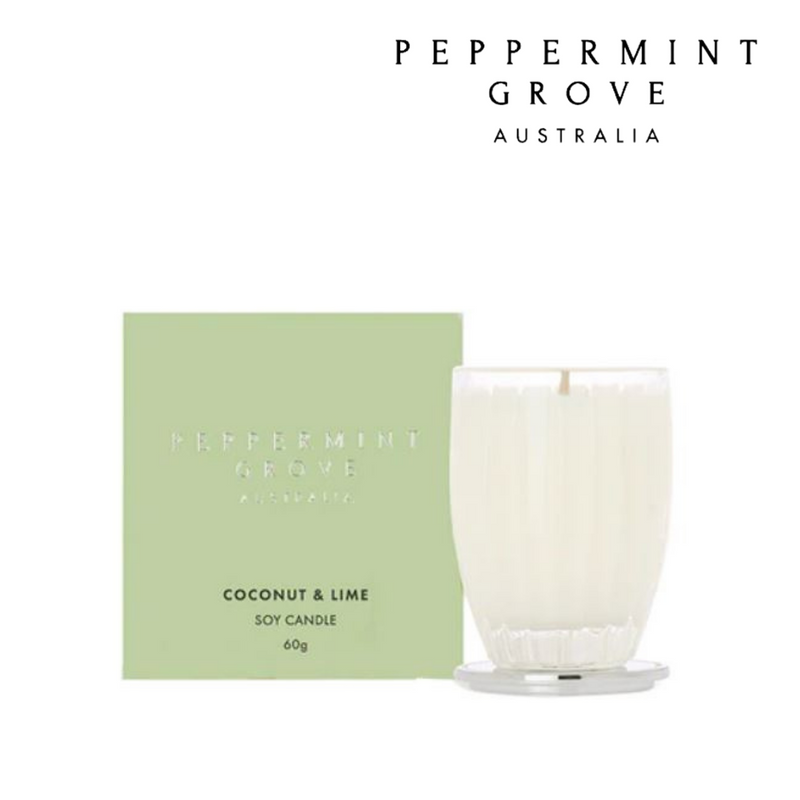 Peppermint Grove Candle 60g - Coconut & Lime