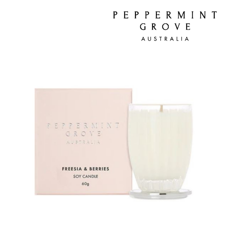 Peppermint Grove Candle 60g - Freesia & Berries