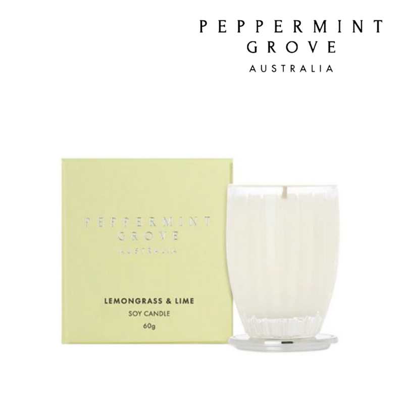 Peppermint Grove Candle 60g - Lemongrass & Lime