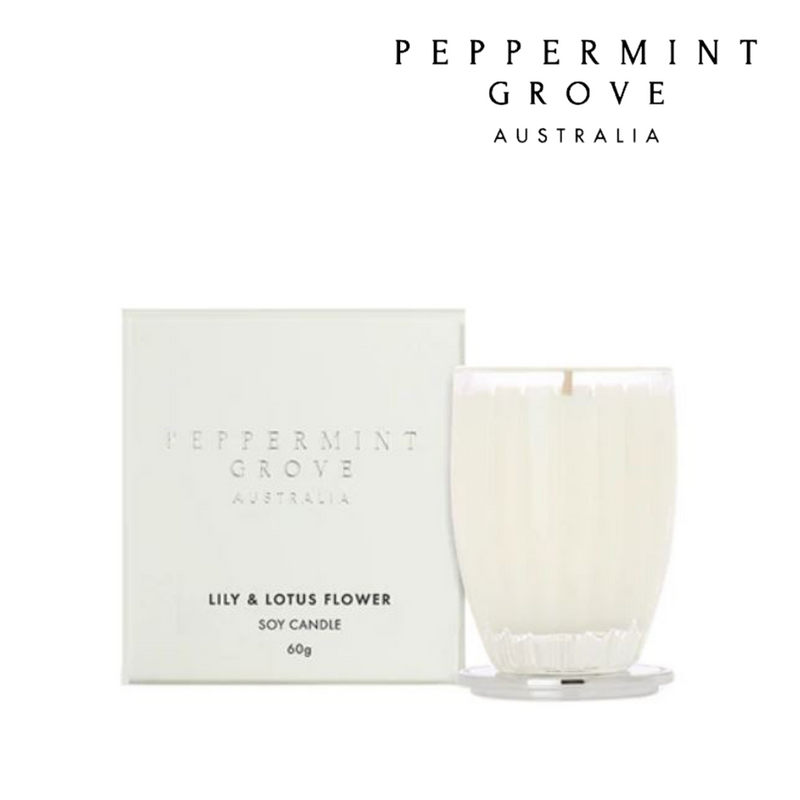 Peppermint Grove Candle 60g - Lily and LotusFlower