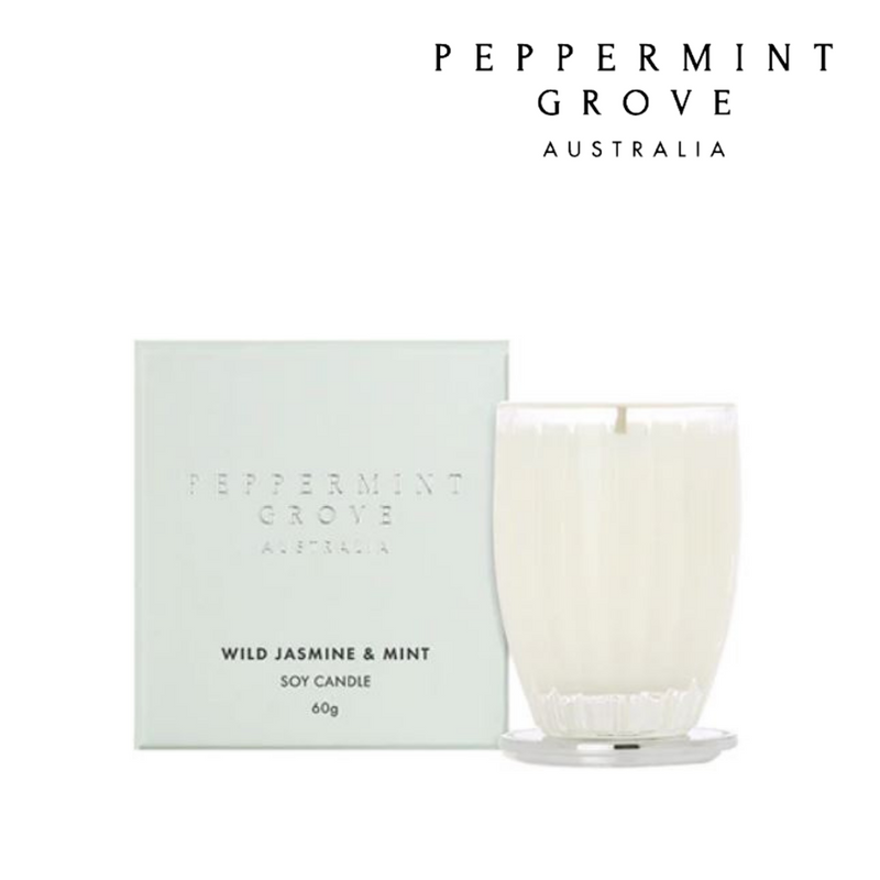 Peppermint Grove Candle 60g - Wild Jasmine & Mint