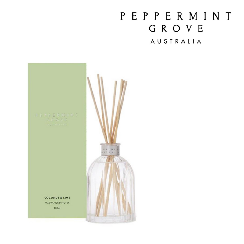 Peppermint Grove Diffuser 100ml - Coconut & Lime