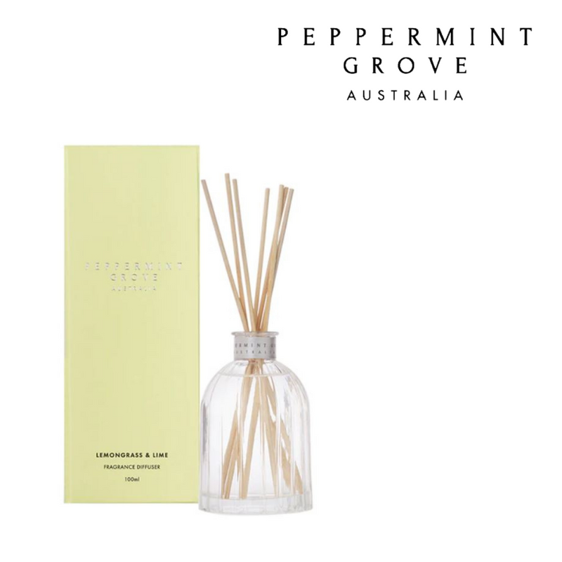 Peppermint Grove Diffuser 100ml - Lemongrass &Lime