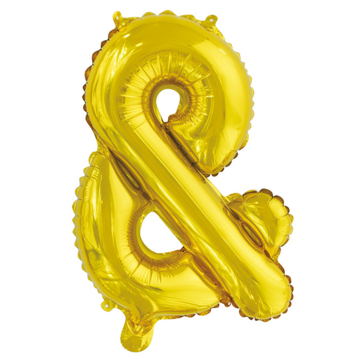 Alphabet & Foil Balloon Gold 35cm