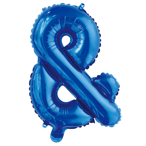 Alphabet & Foil Balloon Royal Blue 35cm