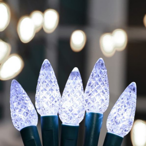 Ronis 200 LED C6 Pinecone Connectable String Lights White 19.8m