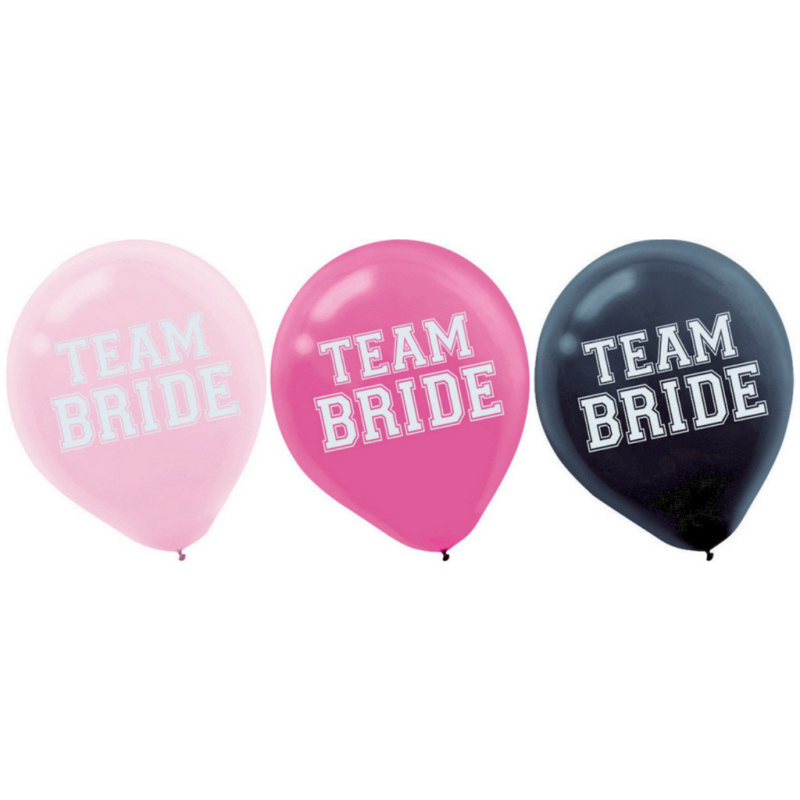 Team Bride Latex Balloon 30cm