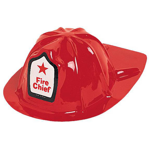 Fire Chief Plastic Helmet/Hat - Child