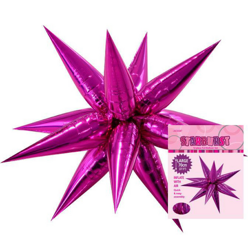 Glitz Starburst Hot Pink 70cm