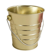 Mini Tin Bucket Gold