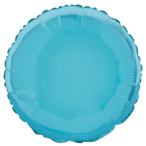 Baby Blue Round Foil Balloon 45cm