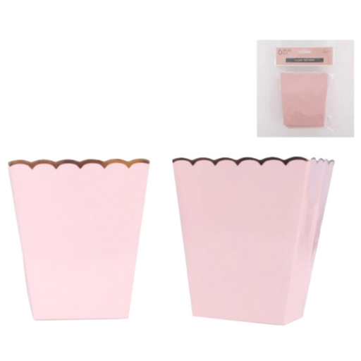 Pink Favour Boxes 6pk
