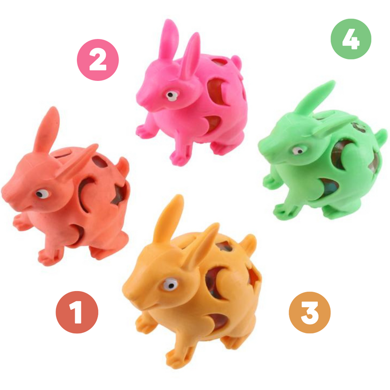 Squeeze Toy Mesh Rabbit 7.5cm