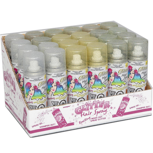 Hair Spray - Glitter Assorted Colors