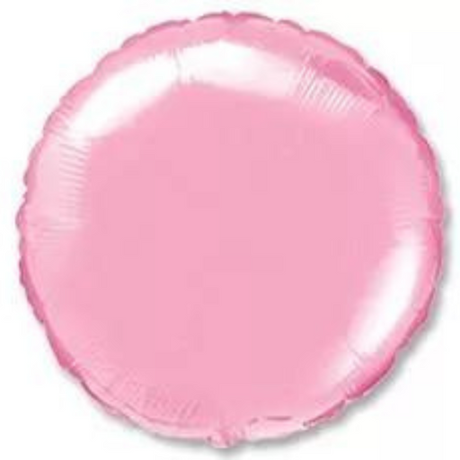 Pastel Pink Round Foil Balloon 45cm
