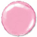 Pastel Pink Round Foil Balloon 45cm