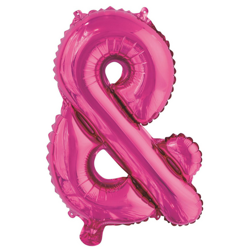 Alphabet & Foil Balloon Hot Pink 35cm