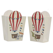 Vintage Hot Air Balloon Party Loot Box 6pk