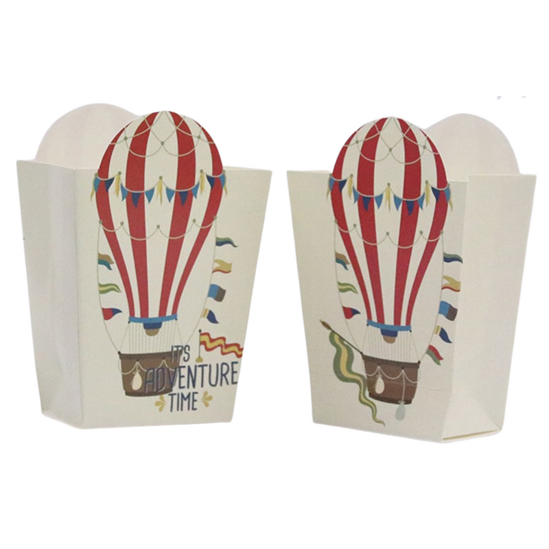 Vintage Hot Air Balloon Party Loot Box 6pk