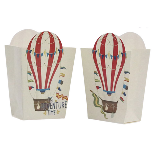 Vintage Hot Air Balloon Party Loot Box 6pk
