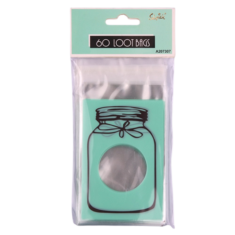 Mint Loot Bags 7x10cm 60pk 