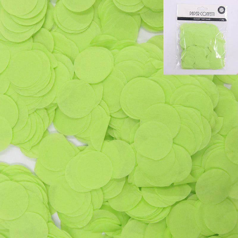 Confetti Lime 2.5cm 20g 