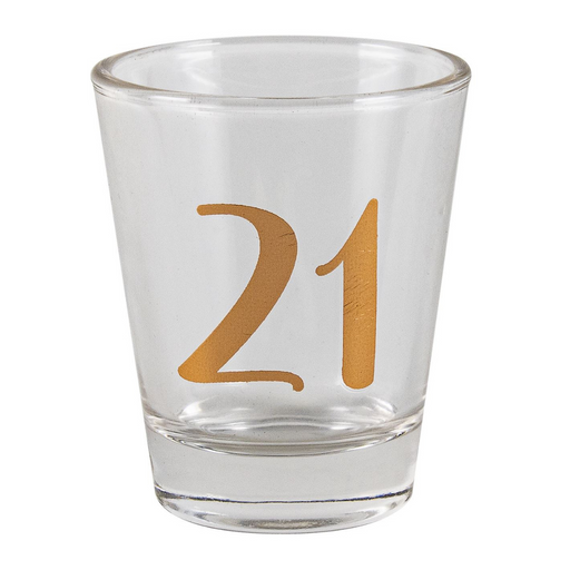 Ronis 21 Shot Glass Rose Gold 30ml 
