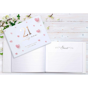 Ronis 21st Heart Guest Book 23x18cm – thumbnail