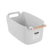 Storage Basket Bamboo Handle 10L 39x22x17.5cm