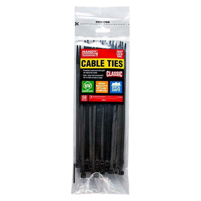 Cable Ties 200mm x 4.5mm 50pc