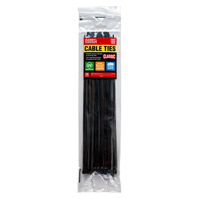 Cable Ties 300mm x 4.8mm 36pc
