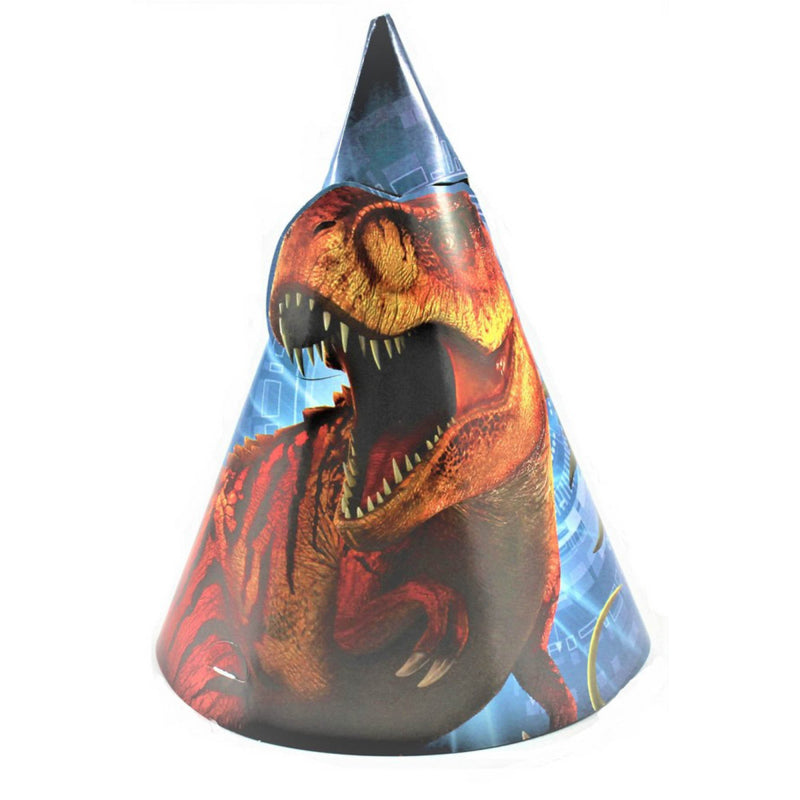 Jurassic World Cone Hats Paper 8pk