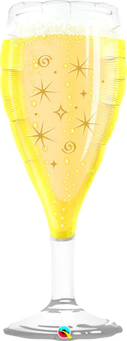 Foil Balloon 99Cm Glass Bubbly Wine Glass