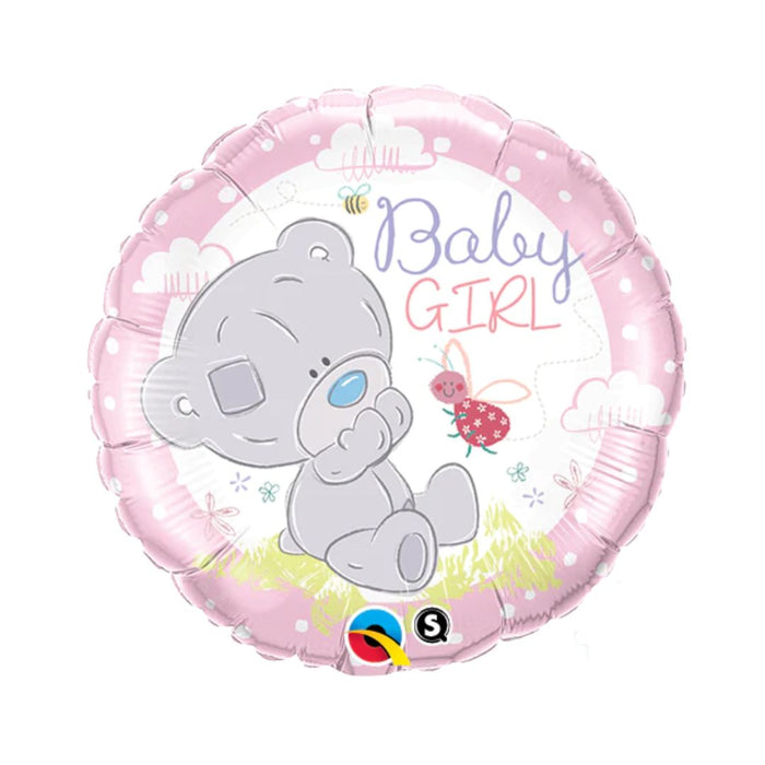 Standard Foil Balloon™ 45cm Round Tiny Tatty Teddy Baby Girl