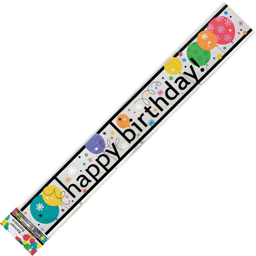 Breezy Birthday Foil Banner 365cm