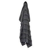 Darby Chenille Throw Charcoal 130x160cm – thumbnail