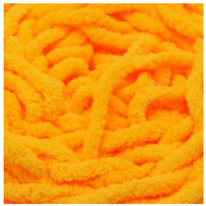 Chenille Blanket Yarn 100g 80m Solid 16 Orange