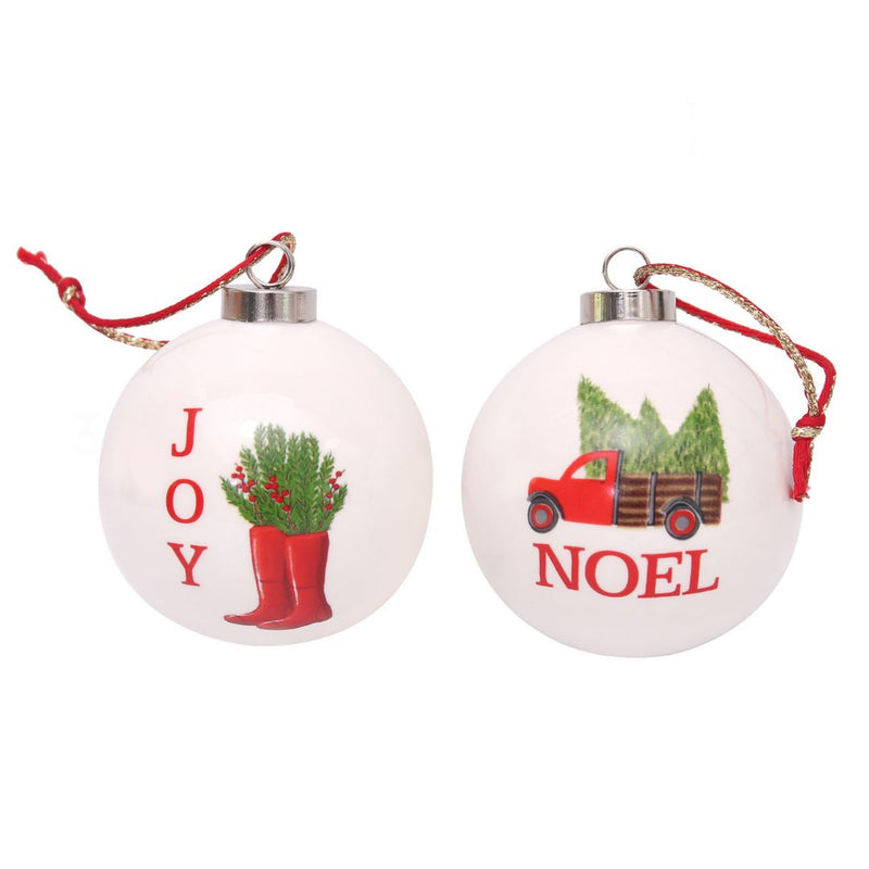 Ronis 2A Ceramic Baubles 7.5cm